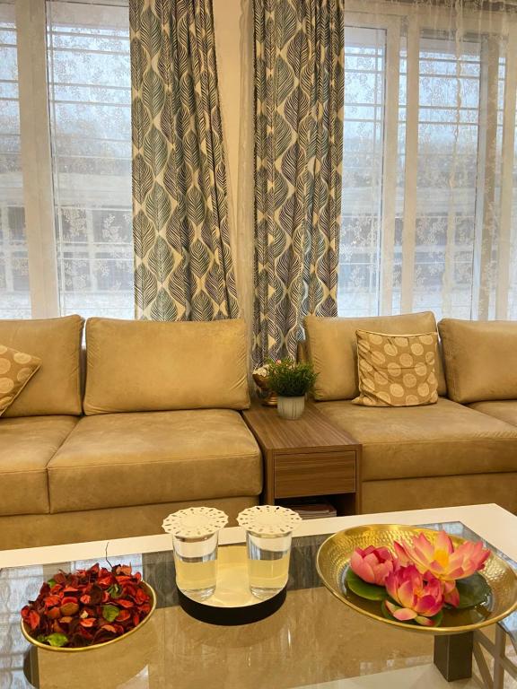 Living room of the 2 bedroom suite